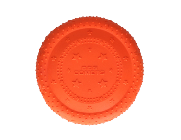 DOG COMETS FRISBEE UFO ORANGE