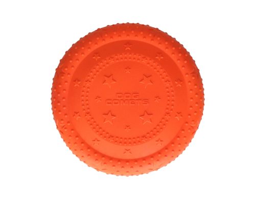 DOG COMETS FRISBEE UFO ORANGE