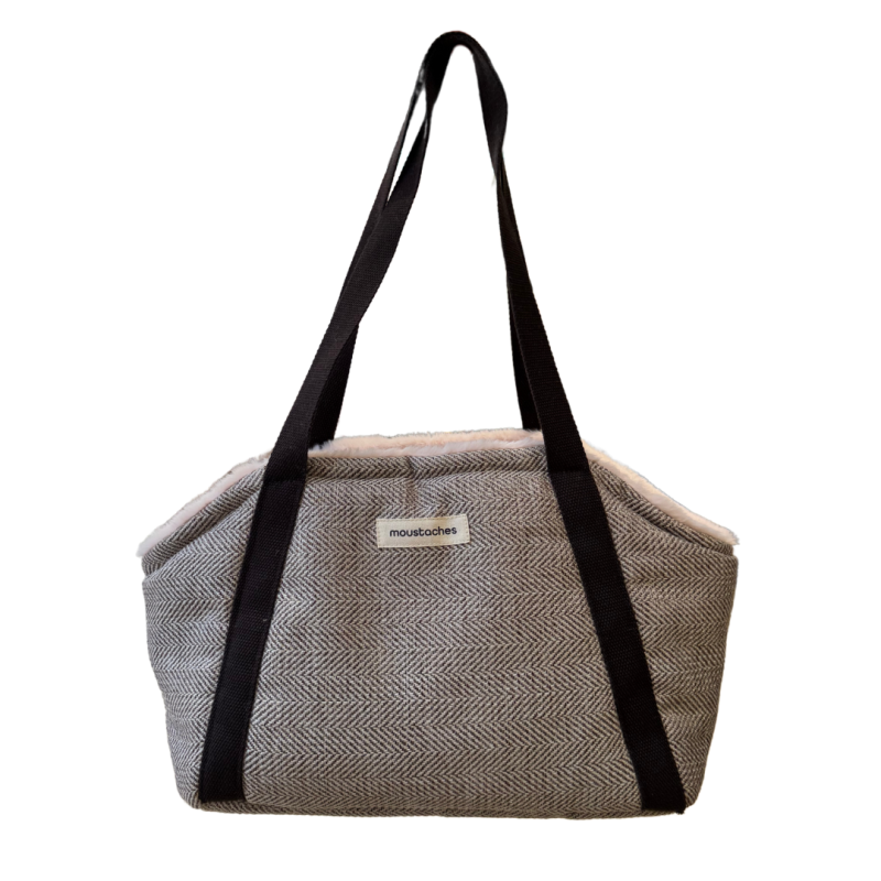SAC TRANSPORT MOUSTACHES CHEVRON ROSE PM