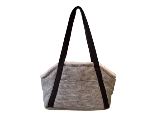 SAC TRANSPORT MOUSTACHES CHEVRON ROSE PM