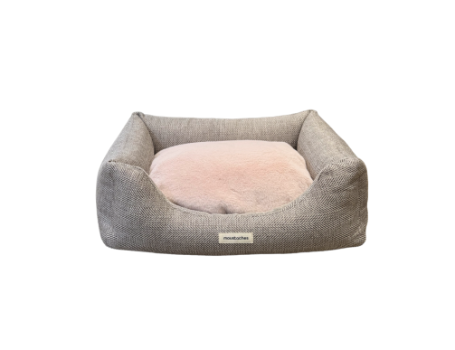sofa coussin lit panier moustaches pour chien chat