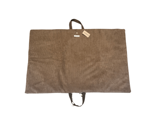 TRAVEL MATE MOUSTACHES VELOURS COT. BRUN