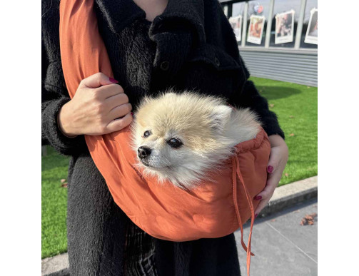 SAC TRAIL BANDOULIERE ORANGE 50X45X20CM