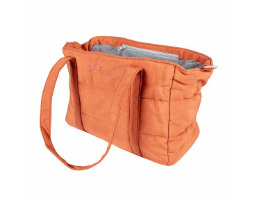 SAC TRAIL 2EN1 ORANGE 42X28X20CM