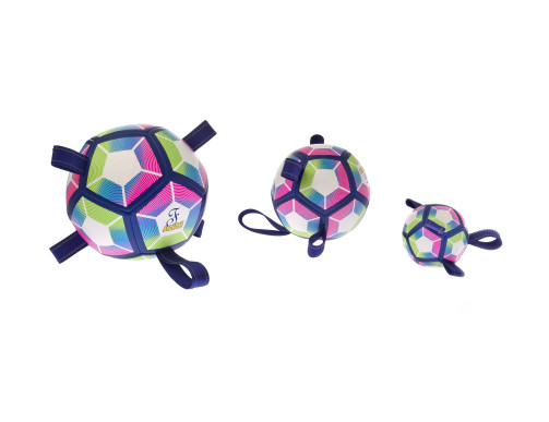 BALLON FOOTBALL AVEC POIGNEES S 8CM BALLON FOOTBALL AVEC POIGNEES S 8CM