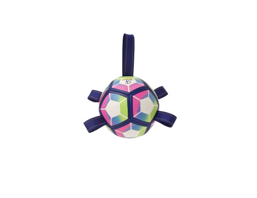BALLON FOOTBALL AVEC POIGNEES M 15CM