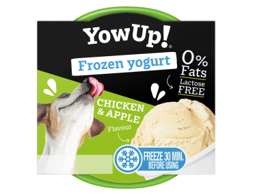 YOWUP DOG YOGURT GLACE POMME-POULET 110GR -ETE
