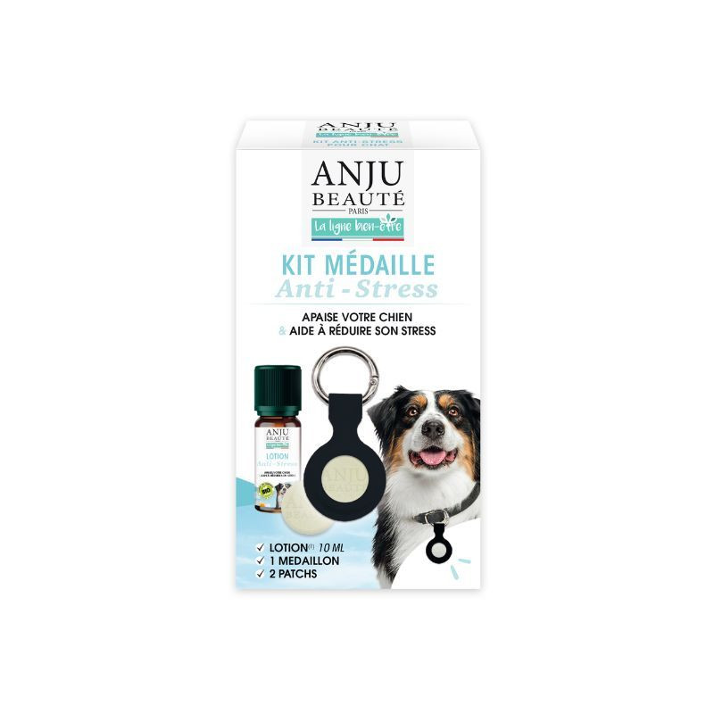 KIT ANTI-STRESS POUR CHIEN - MEDAILLE NOIRE KIT ANTI-STRESS POUR CHIEN - MEDAILLE NOIRE