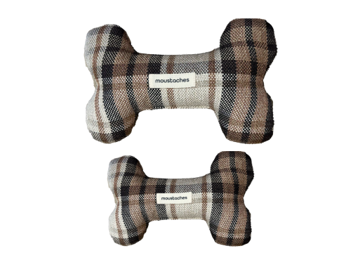 JOUET OS MOUSTACHES TARTAN BEIGE PM JOUET OS MOUSTACHES TARTAN BEIGE PM