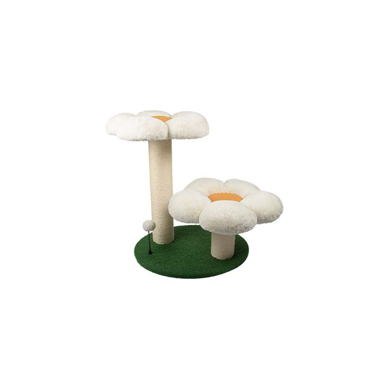 ARBRE A CHAT FLOWER POWER 62X49X59CM ARBRE A CHAT FLOWER POWER 62X49X59CM