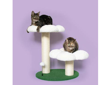 ARBRE A CHAT FLOWER POWER 62X49X59CM