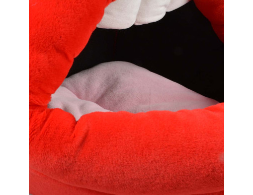 MAISON DE CHAT MEOW BOUCHE ROUGE