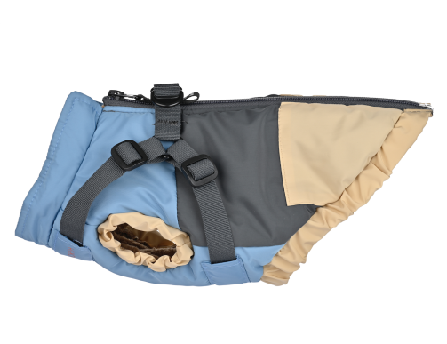 MANTEAU 51 COLOR BLOCK HARNAIS ANTHRACITE