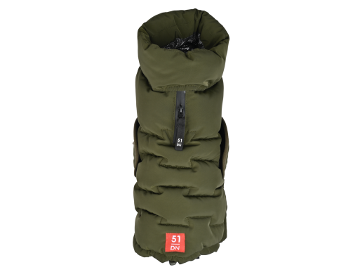 doudoune pour chien kaki col north face