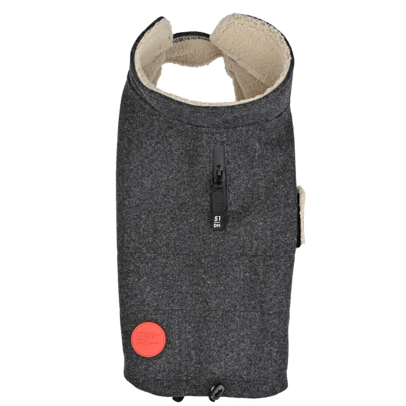 MANTEAU 51 WOOL COAT GRIS FONCE