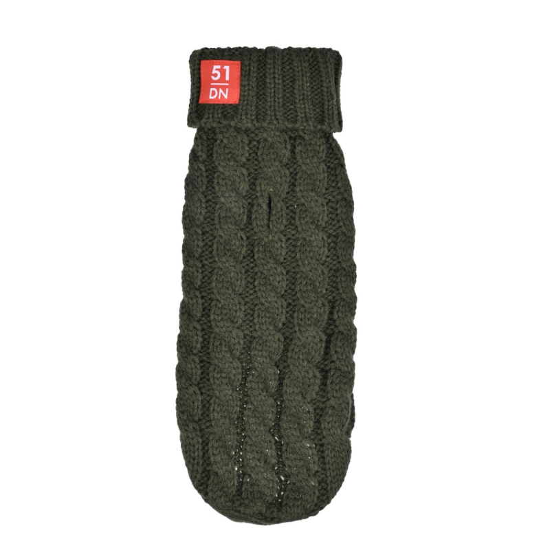 Pull CABLE SWEATER 51 DARK GREEN