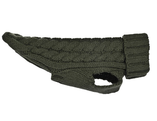 Pull CABLE SWEATER 51 DARK GREEN