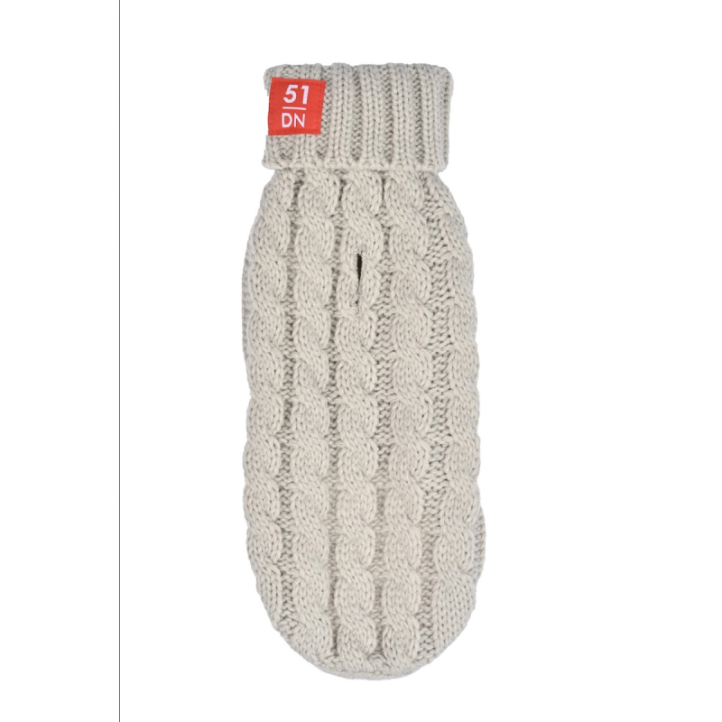 PULL CABLE SWEATER 51 BEIGE