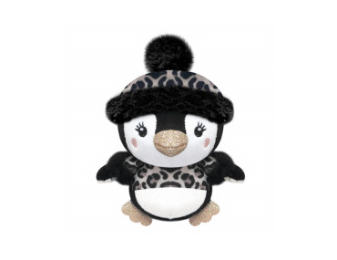 jouet pour chien peluche pingouin léopard
