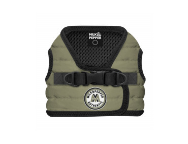 harnais pour petit chien kaki