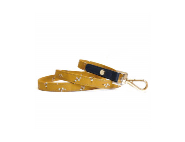 laisse jaune fleurs liberty