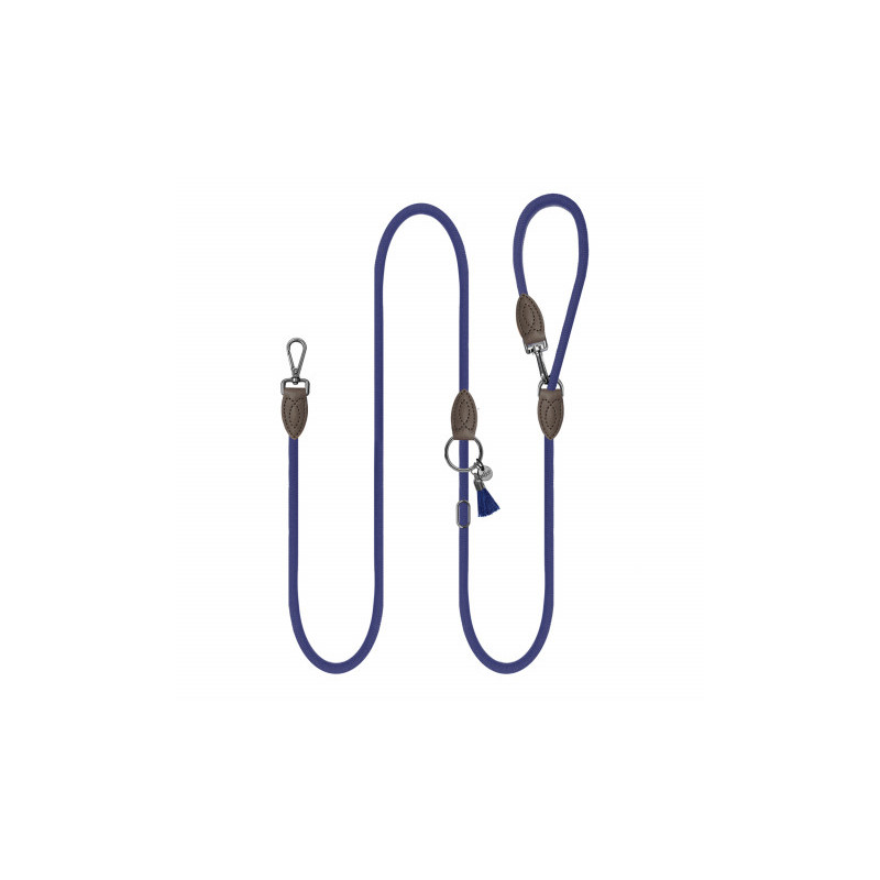 LAISSE KAYA BANDOULIERE BLEU PETROLE 220CM/9MM LAISSE KAYA BANDOULIERE BLEU PETROLE 220CM/9MM