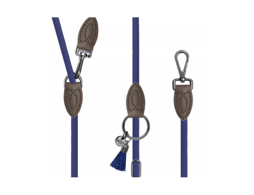 LAISSE KAYA BANDOULIERE BLEU PETROLE 220CM/9MM LAISSE KAYA BANDOULIERE BLEU PETROLE 220CM/9MM