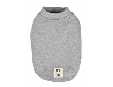 sweat gris chien