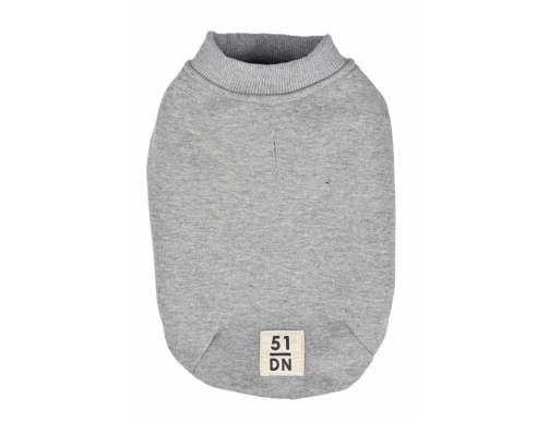 sweat gris chien