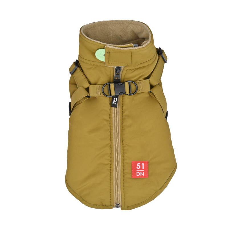 MANTEAU 51 RAIN HARNAIS MUSTARD