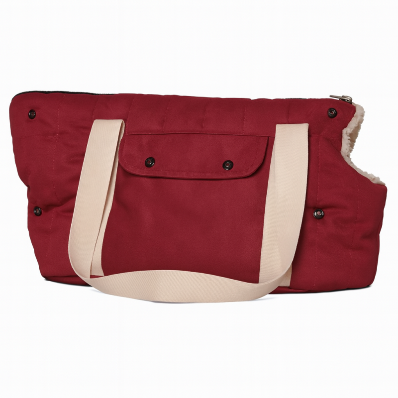 SAC DE TRANSPORT DOUX ROUGE