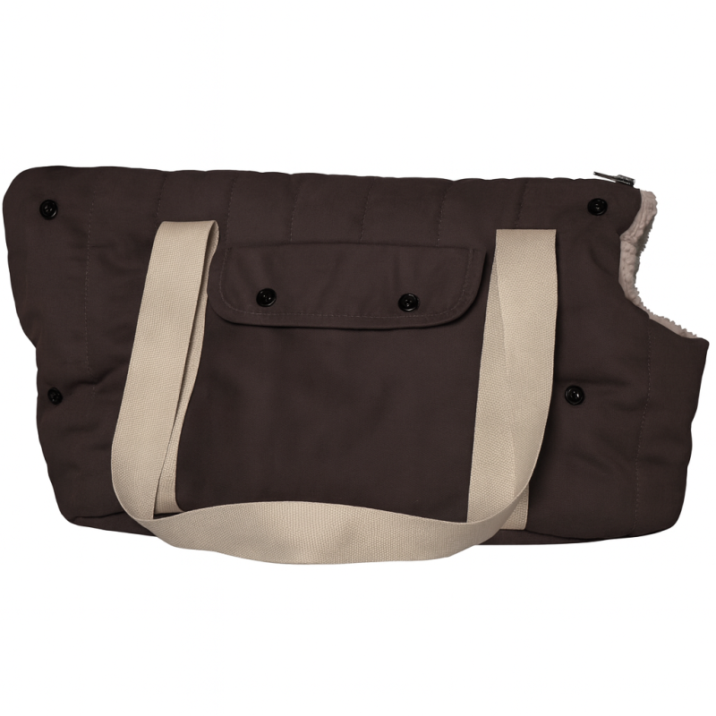 SAC TRANSPORT DOUX MARRON