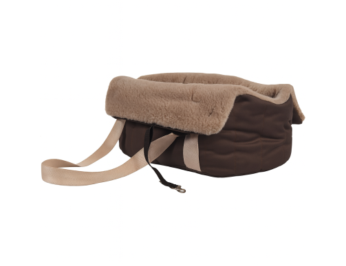 SAC TRANSPORT DOUX MARRON