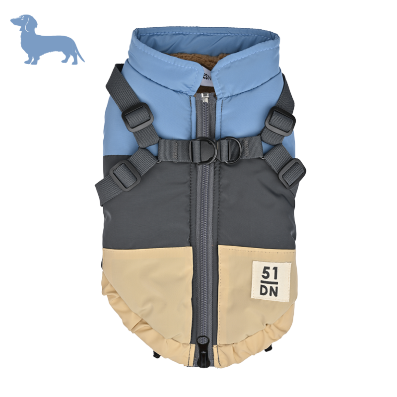MANTEAU 51 COLOR BLOCK HARNAIS ANTRAC TECKEL