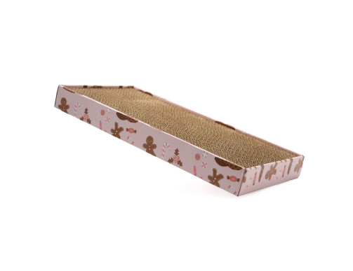 griffoir pour chat rose de noël