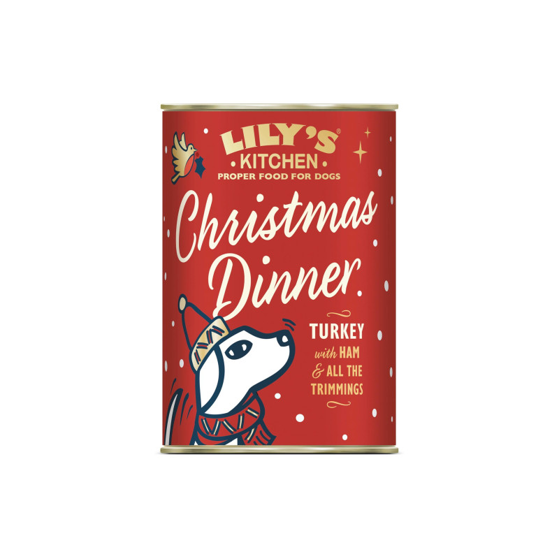 LILYS DOG BOITE X-MAS DINDE ET CRANBERRIES  -NOEL