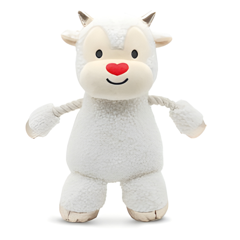 PELUCHE XMAS MOUTON BLANC 33CM -NOEL