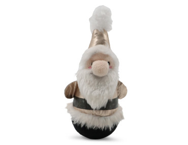 JOUET CHAT TUMBLER GNOME-MOUTON 8/10CM -NOEL