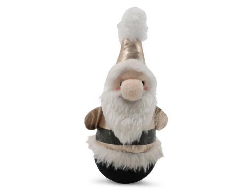 JOUET CHAT TUMBLER GNOME-MOUTON 8/10CM -NOEL