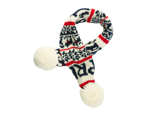 écharpe de Noël chien