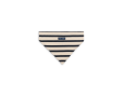 bandana pour chien collier marinière bleu écru marine fabrication française