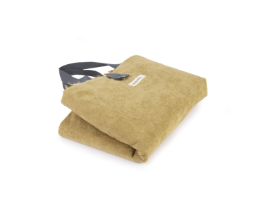 TRAVEL MATE MOUSTACHES VELOURS/FRISE AMBRE