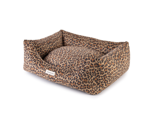 SOFA MOUSTACHES PANTHERE COGNAC