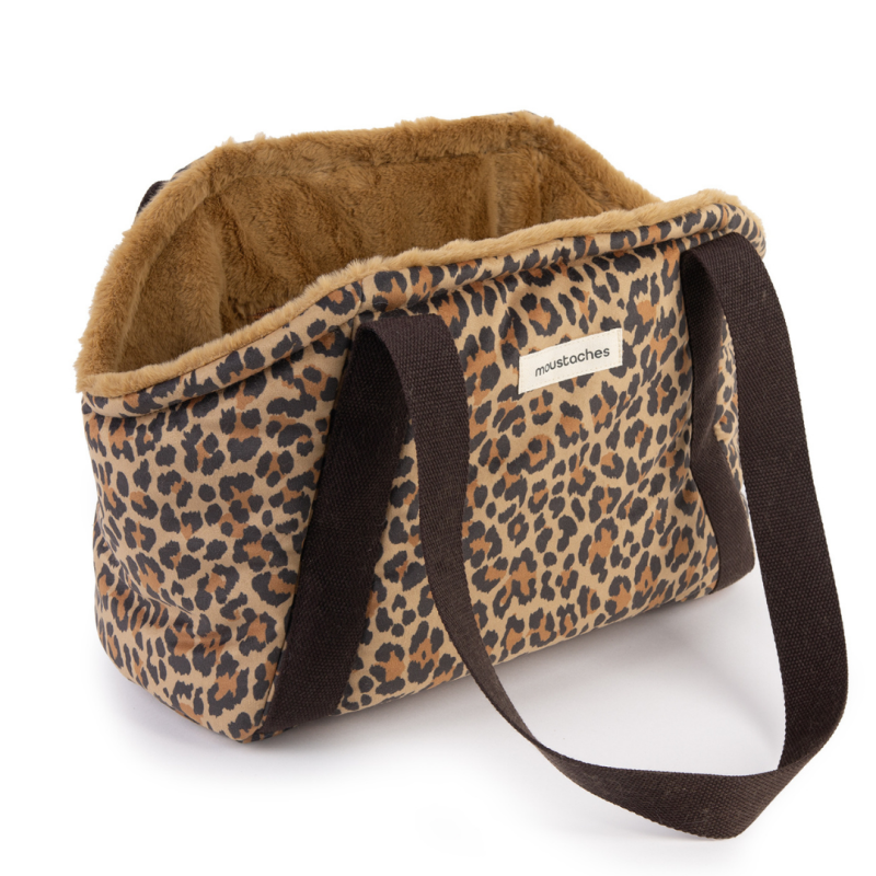 SAC TRANSP MOUSTACHES PANTHERE COGNAC SAC TRANSP MOUSTACHES PANTHERE COGNAC