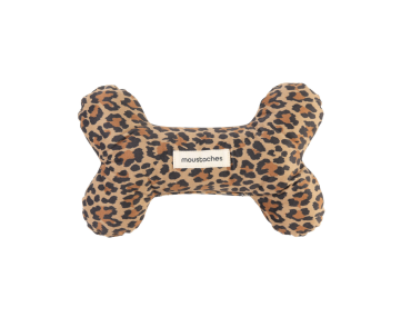 jouet os chien leopard panthere Moustaches
