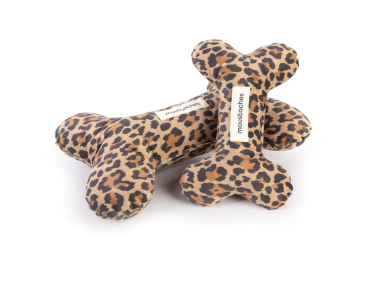 JOUET OS MOUSTACHES PANTHERE COGNAC