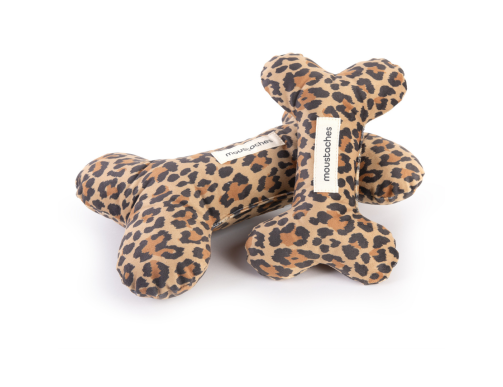 JOUET OS MOUSTACHES PANTHERE COGNAC