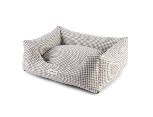 SOFA MOUSTACHES PIED DE POULE SAUGE