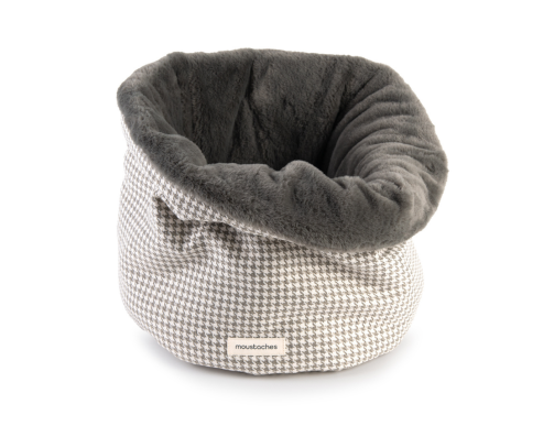 BASKET MOUSTACHES PIED DE POULE SAUGE