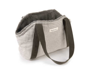 sac de transport Moustaches pied de poule chien chat
